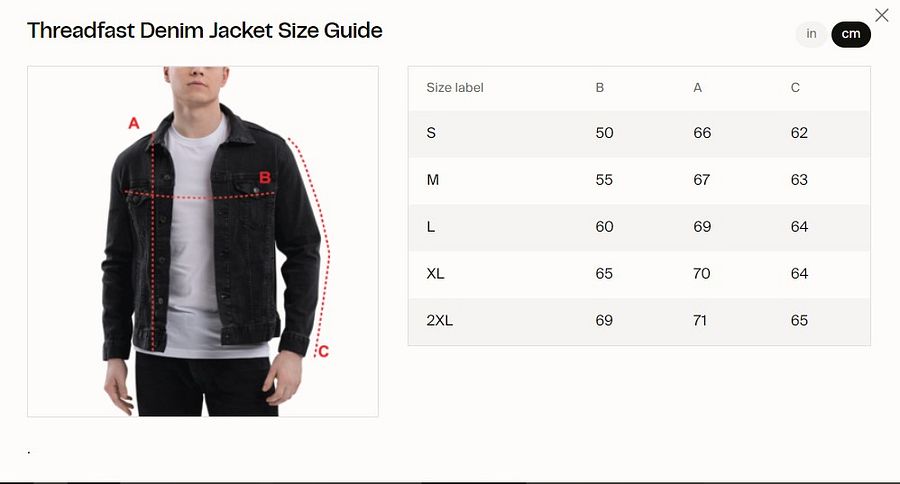 Own It Black & Classic Demin Jack product image (5)