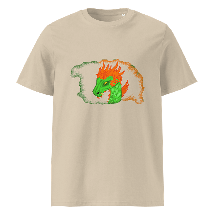 Fierce Dragon Unisex Organic T-Shirt product image (1)