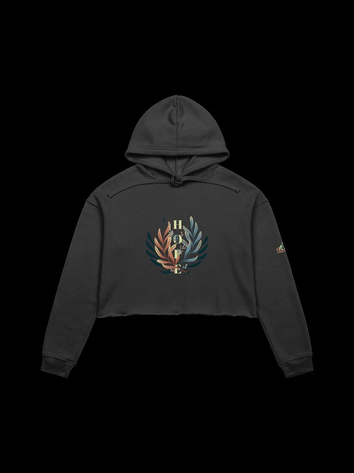 Hopeful Leaves Crop Hoodie product image (4)