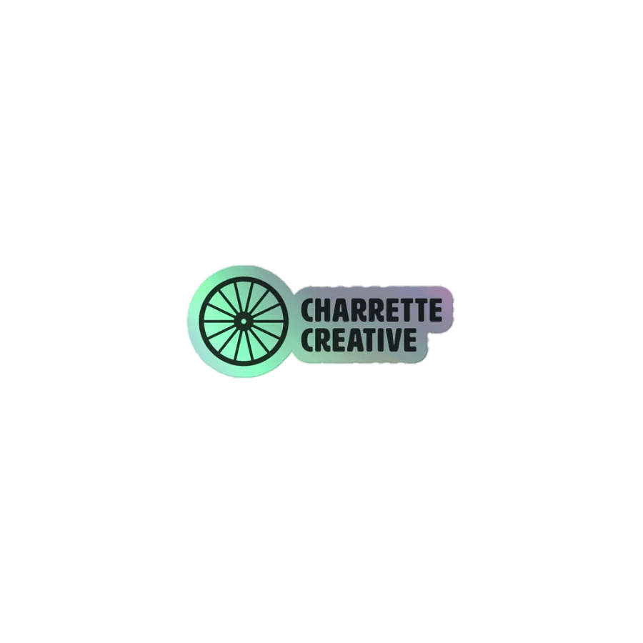 Charrette Creative Logo - Holographic Sticker product image (1)