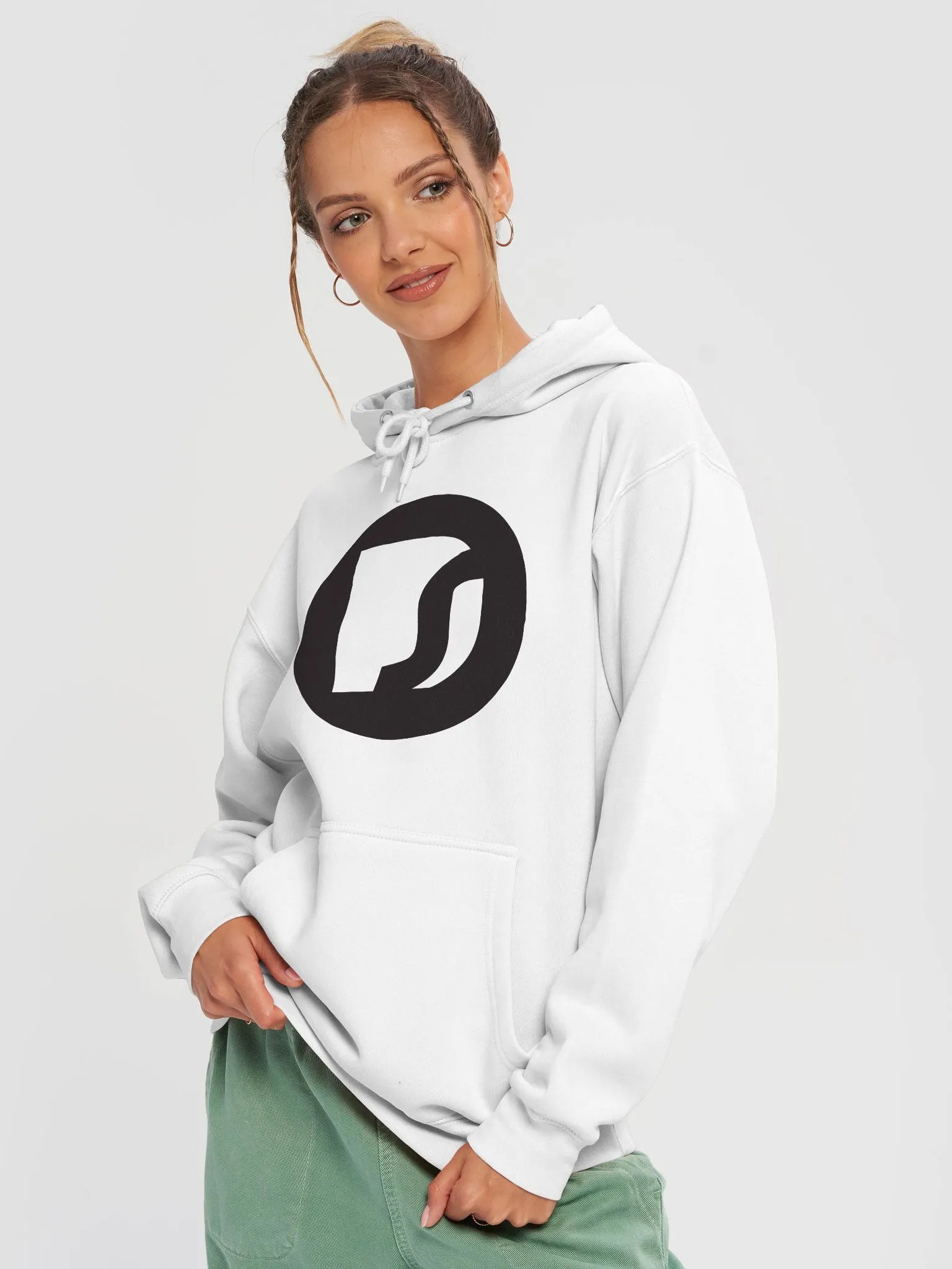 DS OG Logo Hoodie Black/White product image (3)