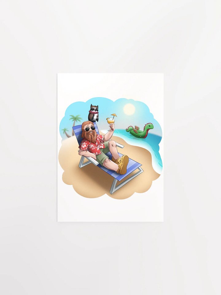 Hammer Down, Shades On – Summer Poster Print product image (1)