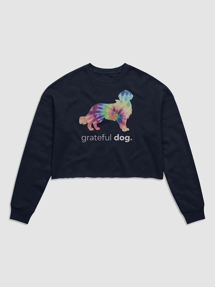 Grateful Dog Cropped Bella+Canvas Sweatshirt product image (1)