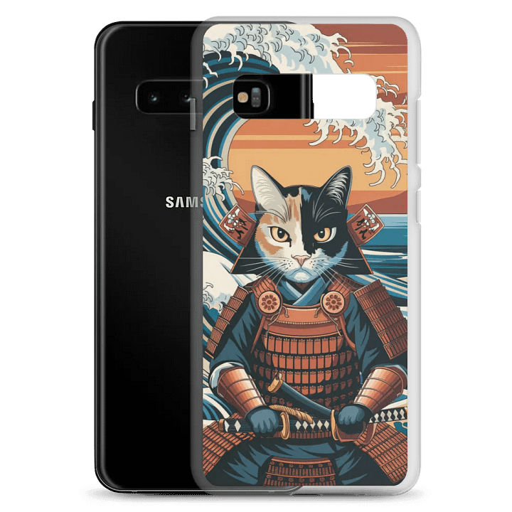Samurai Cat Clear Case for Samsung product image (8)