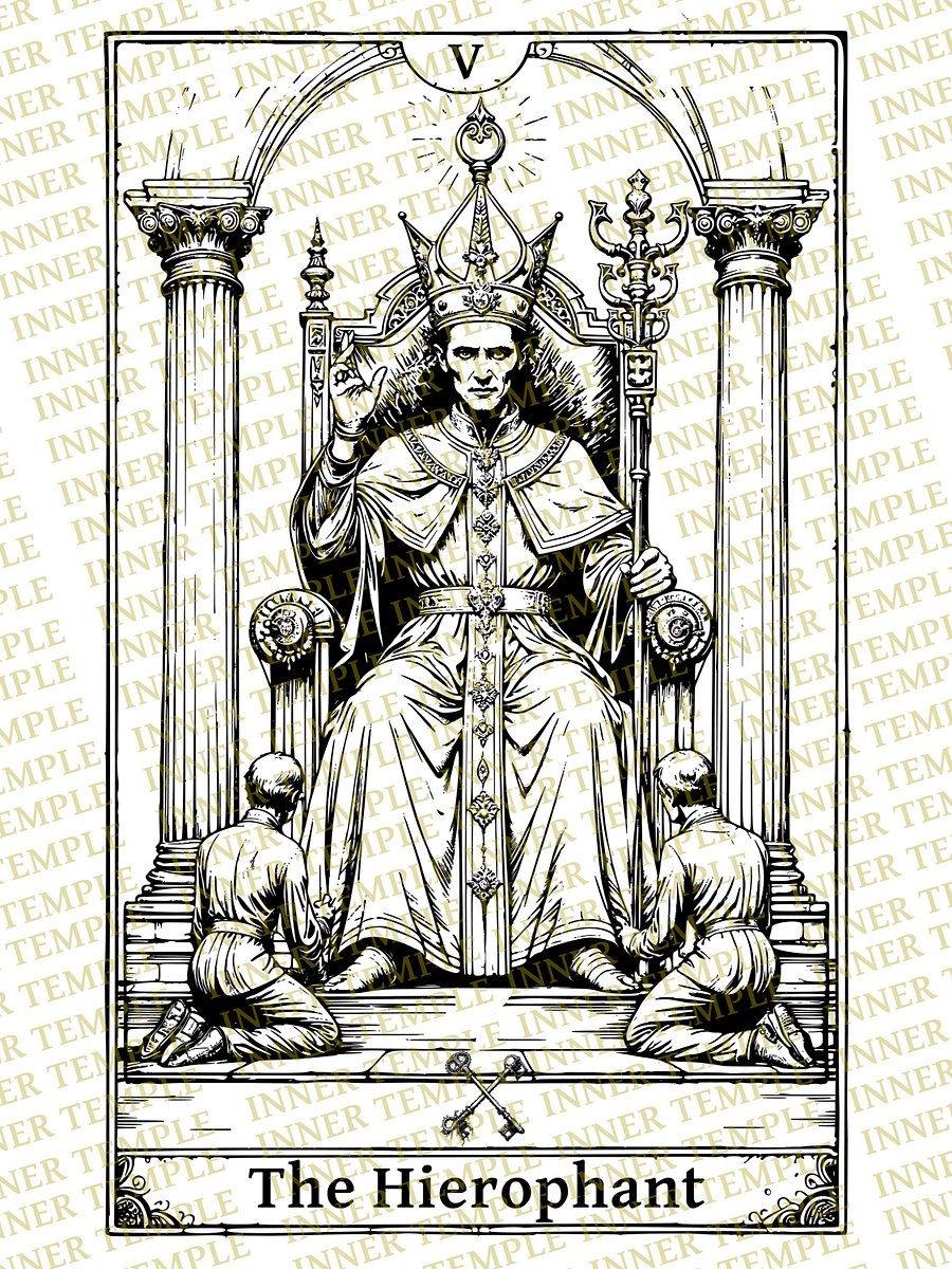 Tarot Inner Temple, The Hierophant ( Major Arcana V ) product image (9)