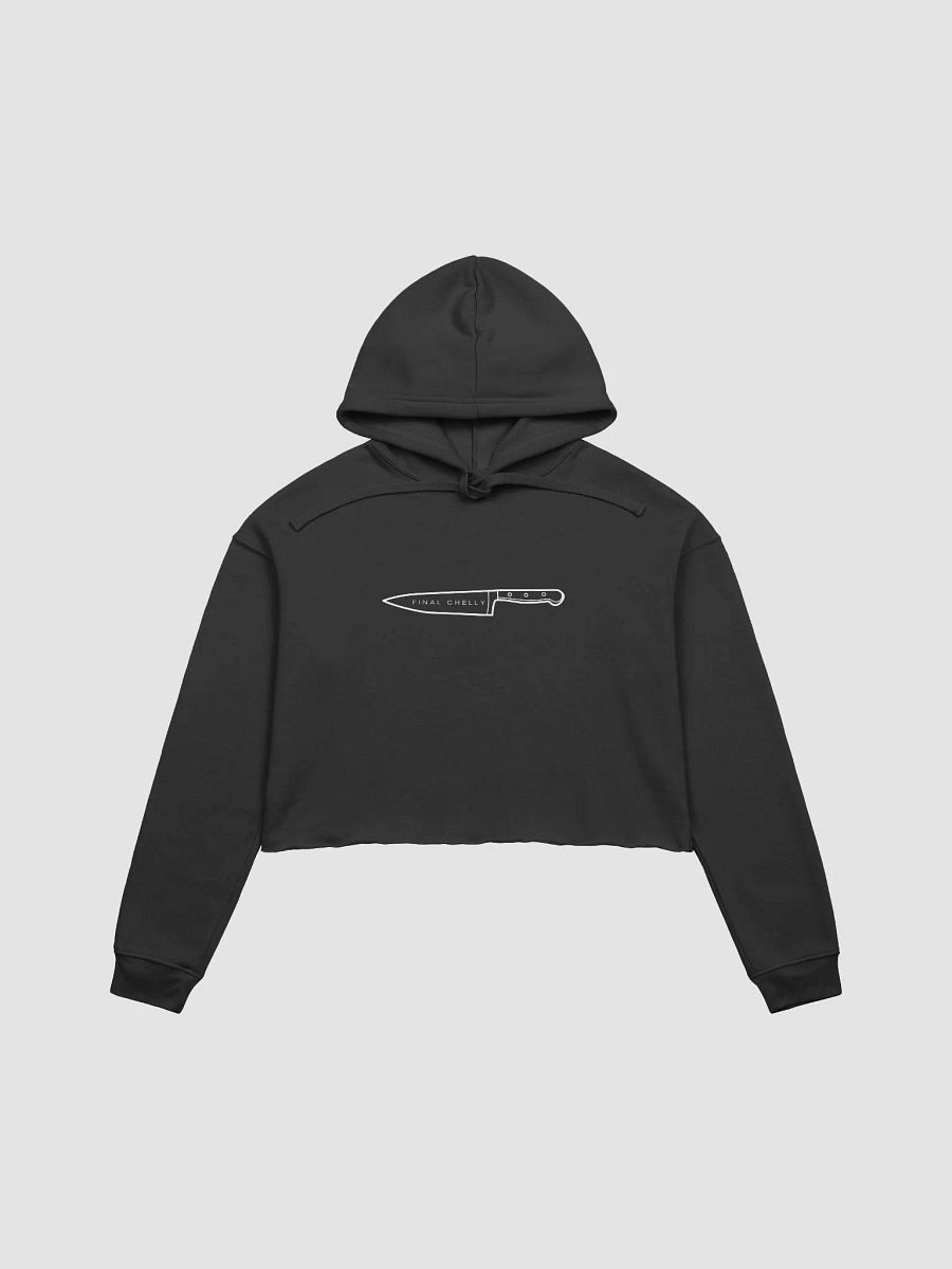 Become The Chaos Womens Crop Top Printed Hoodie product image (1)