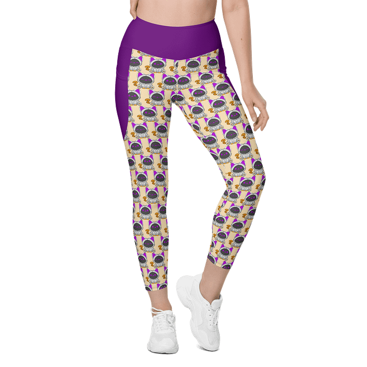 PalBot Leggings w/Pockets - Plum product image (1)