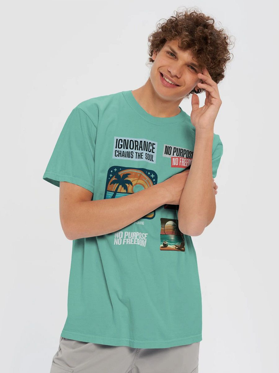 Surreal Sunset Cotton Tee | no purpose no freedom product image (74)