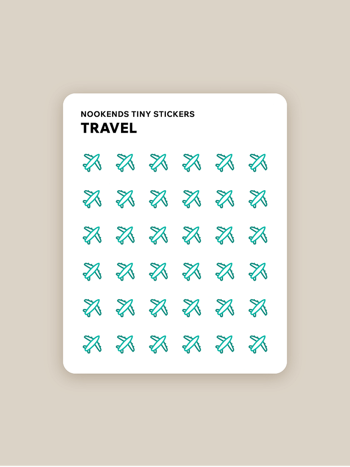 Tiny Stickers: Travel FREEBIE product image (1)