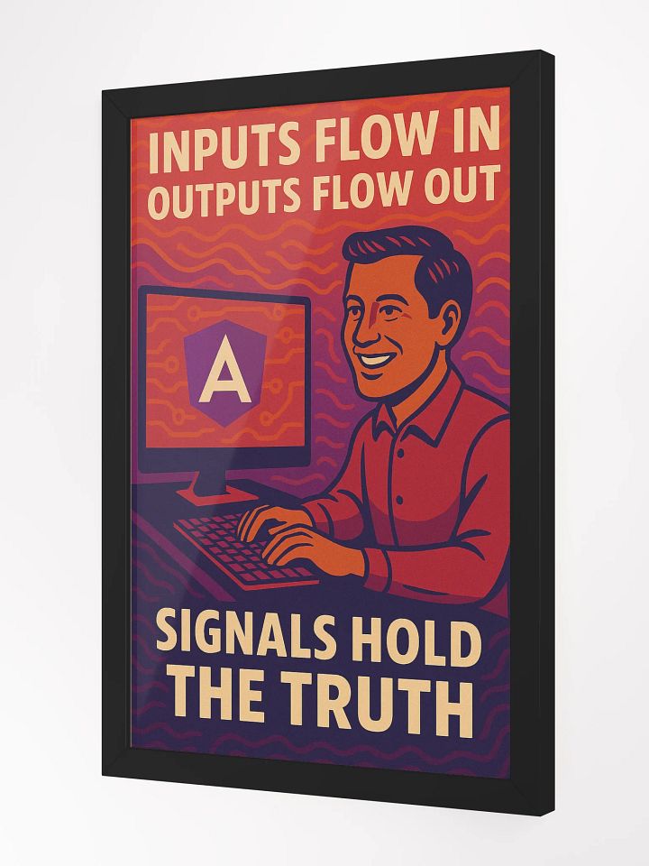 "Signals Hold the Truth" Angular Art for Dev Workspaces product image (3)