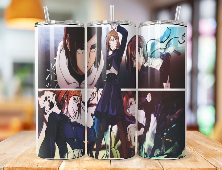 Nobara Kugisaki 20 oz Stainless Steel Tumbler – Jujutsu Kaisen Sorcerer Design product image (1)