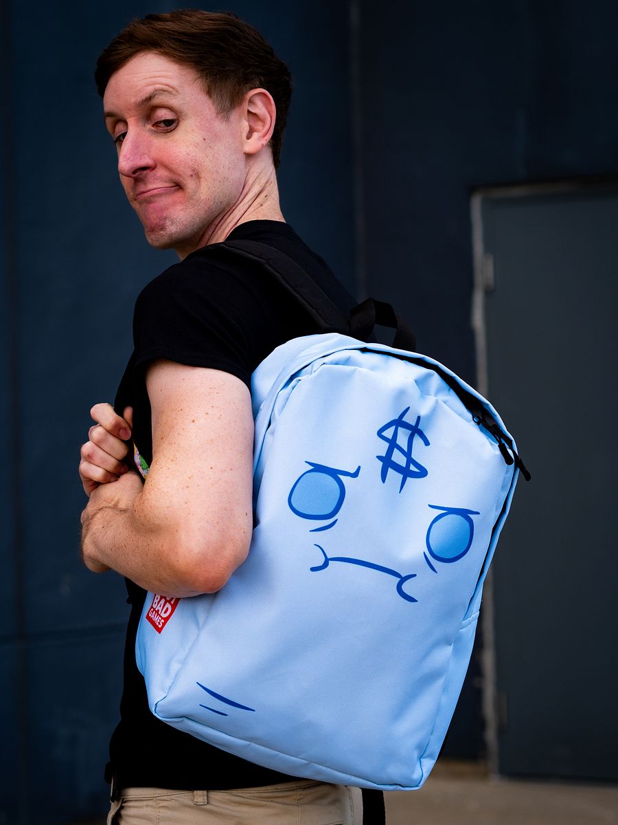 Blue Money Ghost Backpack product image (1)
