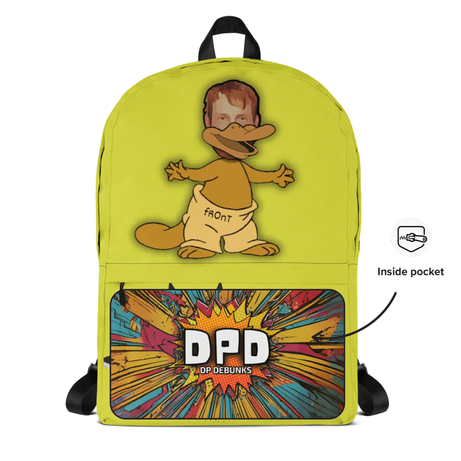 Witsit the Platypus - GOLDEN SHOWER EDITION Adventure Backpack product image (5)