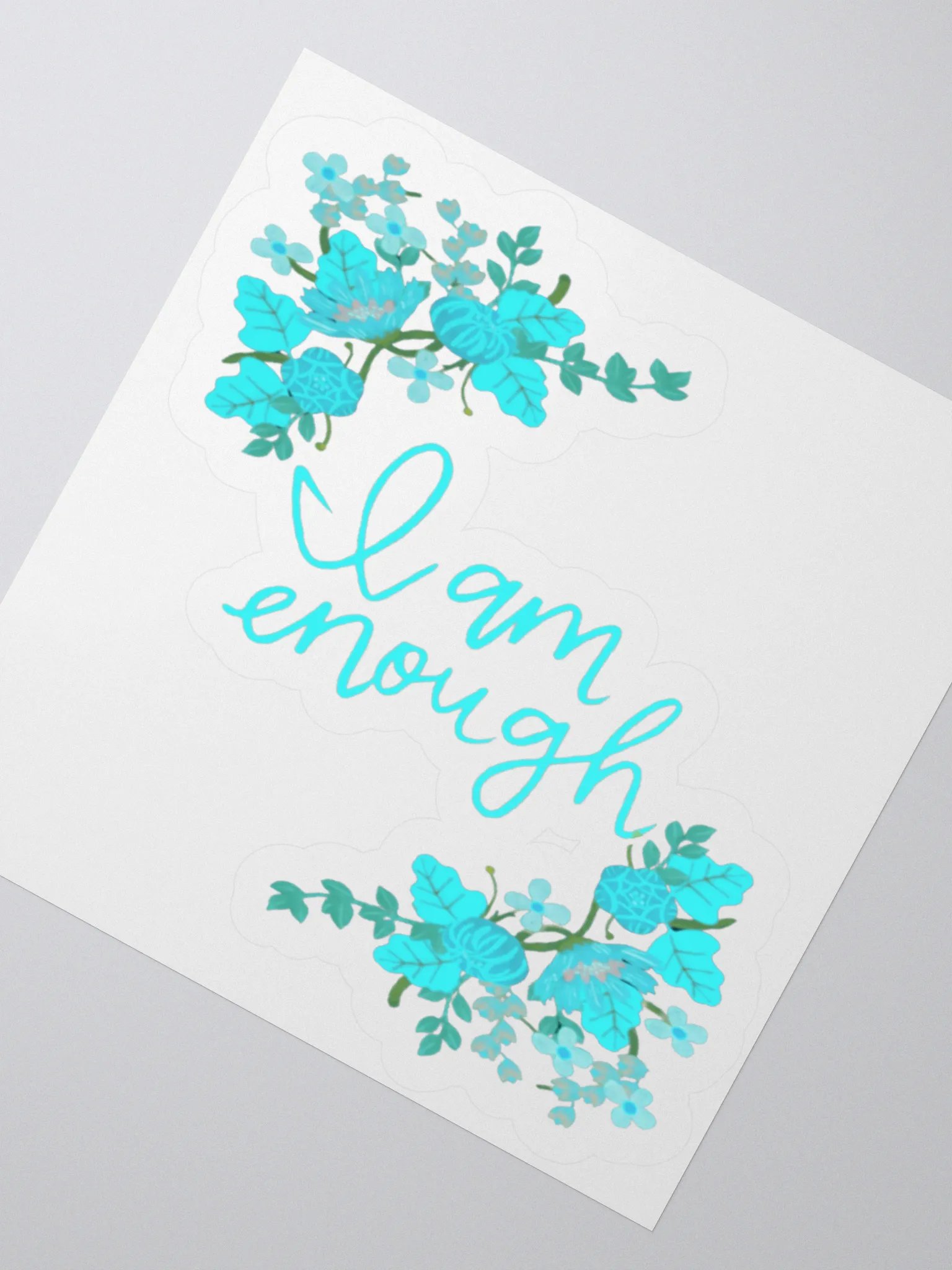 i am enough turquise product image (5)