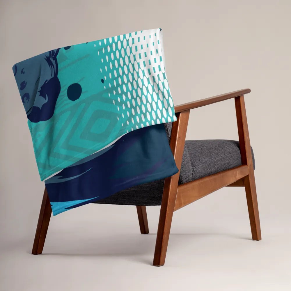 Fierce Wolf Throw Blanket product image (3)