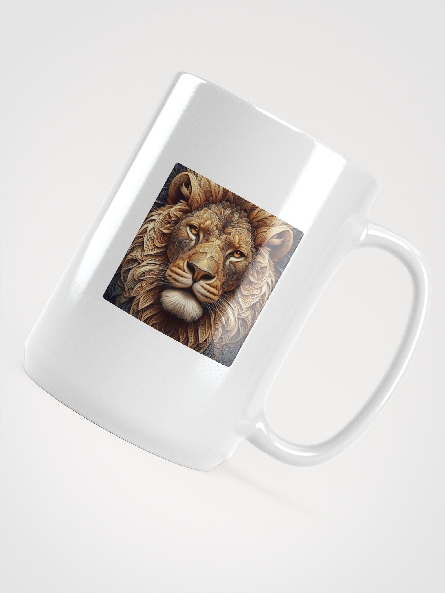 Golden Majesty Lion Mug product image (4)