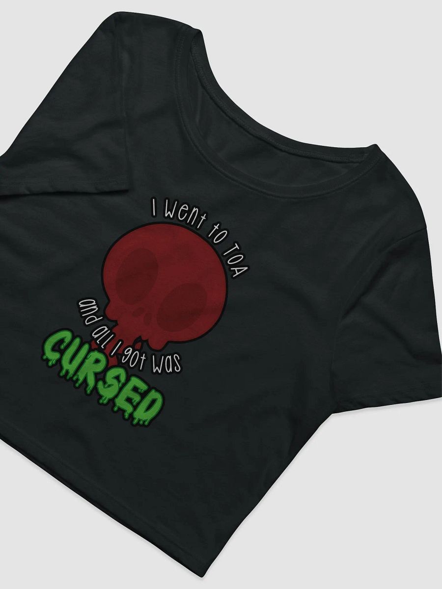 All I Got Was Cursed - Death Knight - Crop Tee product image (6)