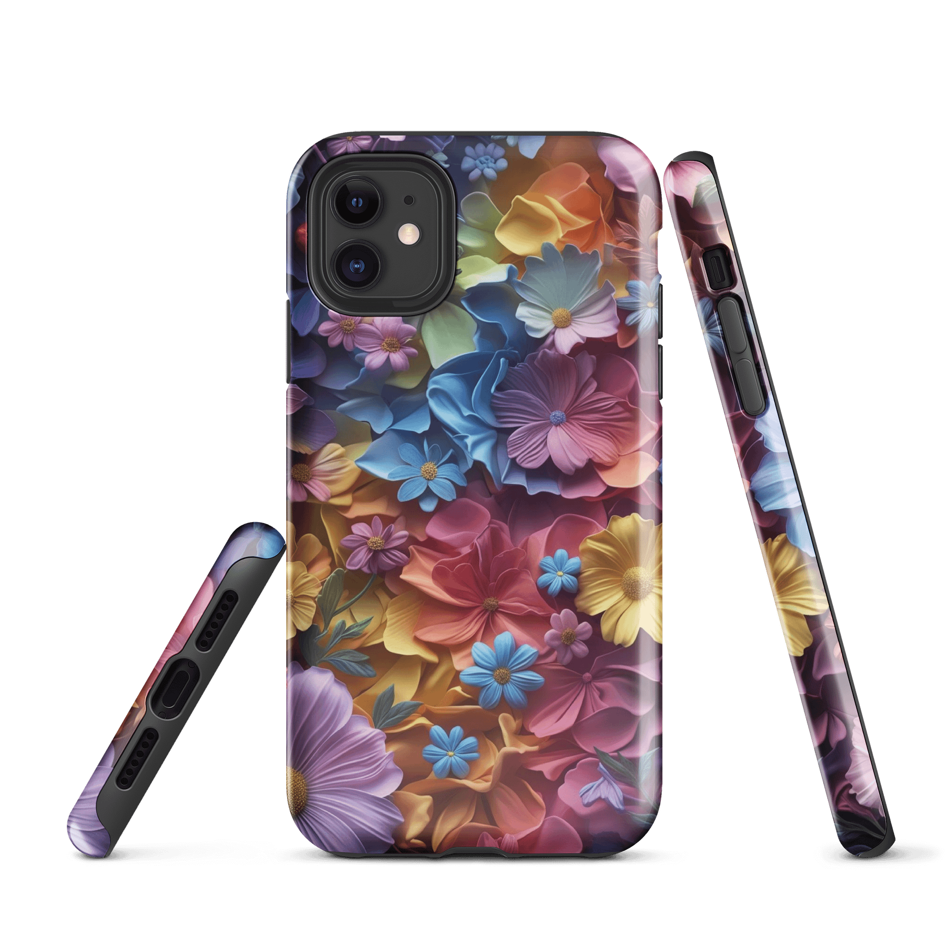 Floral Burst Tough iPhone Case product image (1)
