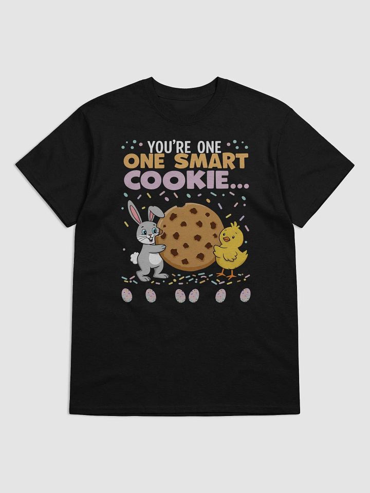 You're One Smart Cookie Easter T-Shirt – Cute Bunny & Chick Design product image (6)