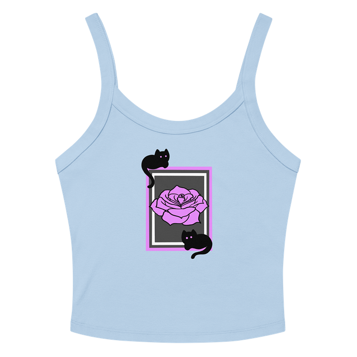 Rose Frame Kitten Crop Tank (womens) product image (6)