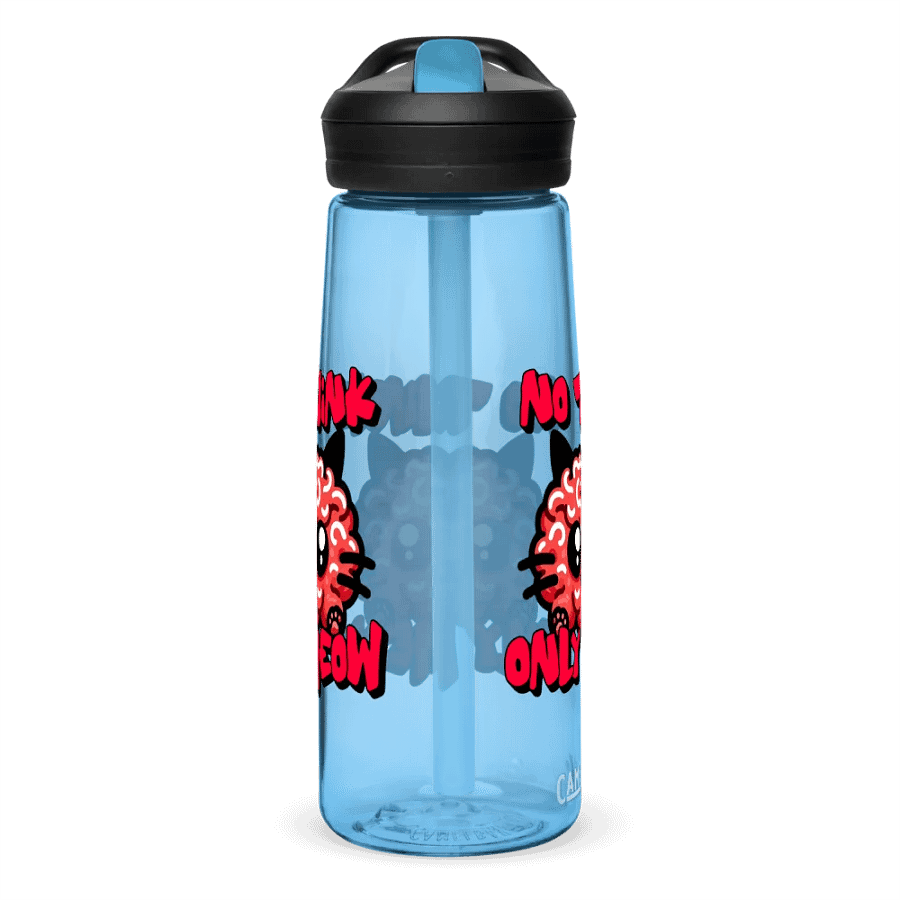 No think only meow sports bottle product image (59)