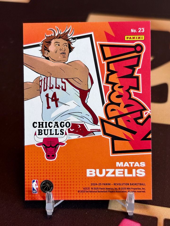 2024-25 Panini Revolution Matas Buzelis KABOOM!!! product image (2)