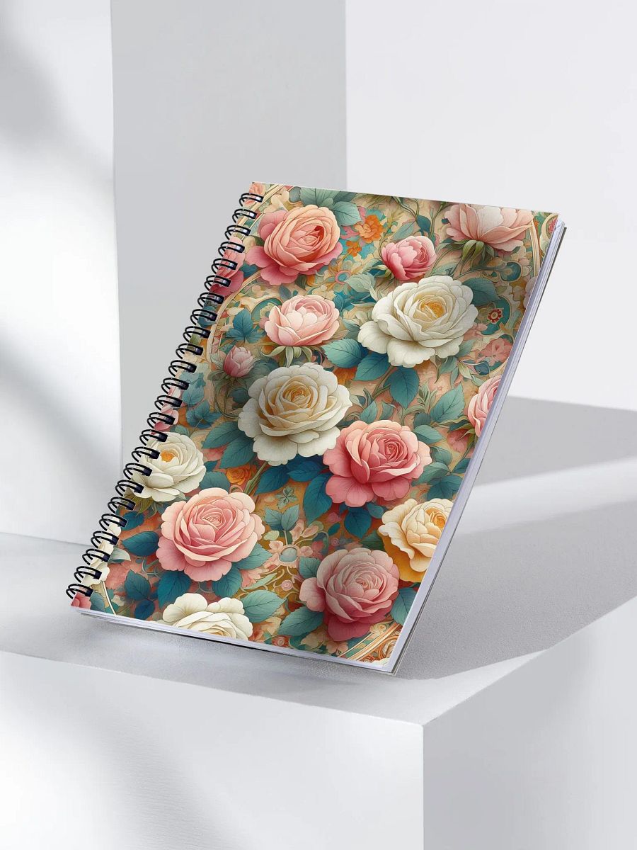 Royal Floral Spiral Notebook product image (3)