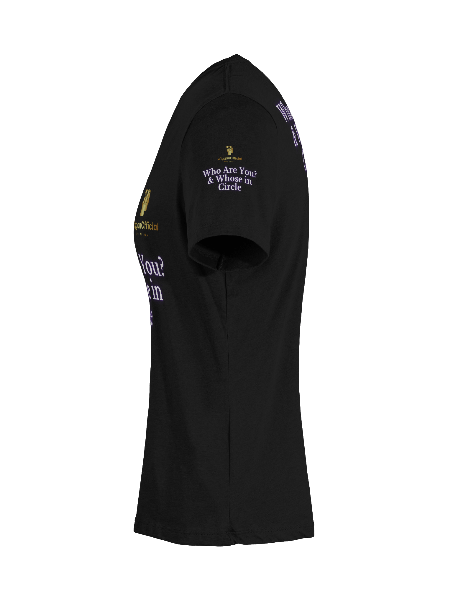 WigganOfficial “Who Are You? & Whose In Your Circle” V-Neck T-Shirt product image (66)