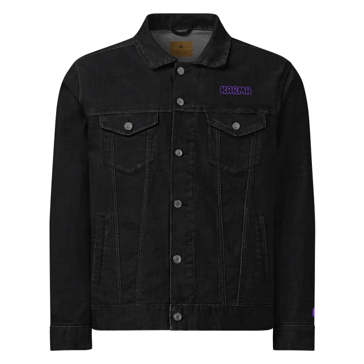 Karma Grape Denim Jacket product image (1)