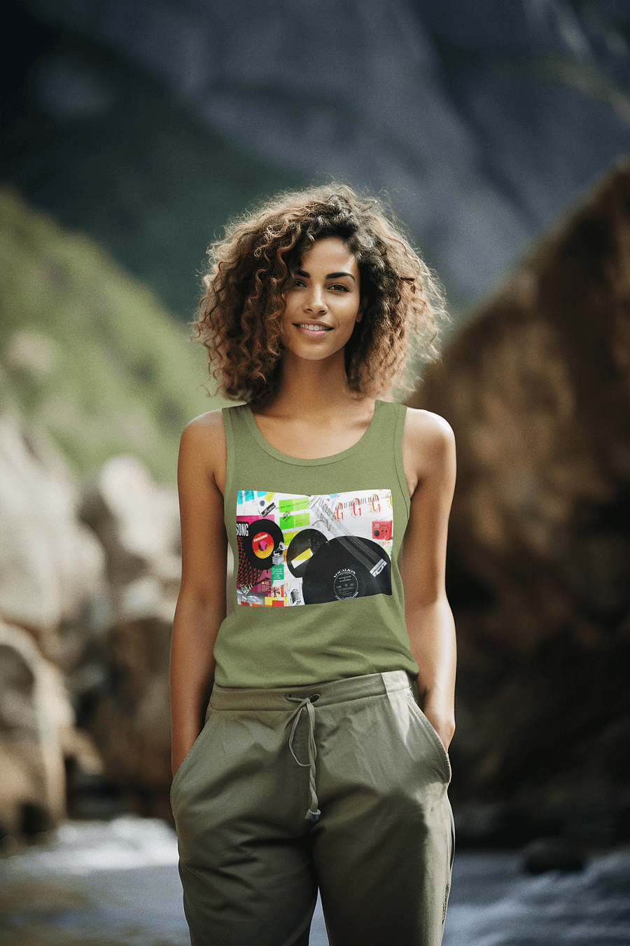 My Music Diary Collage Print - Women's Tank Top product image (1)