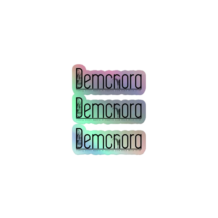 Demonora Holographic Logo Sticker product image (1)