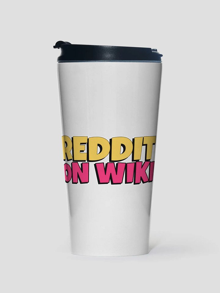 Reddit On Wiki Travel Mug product image (1)