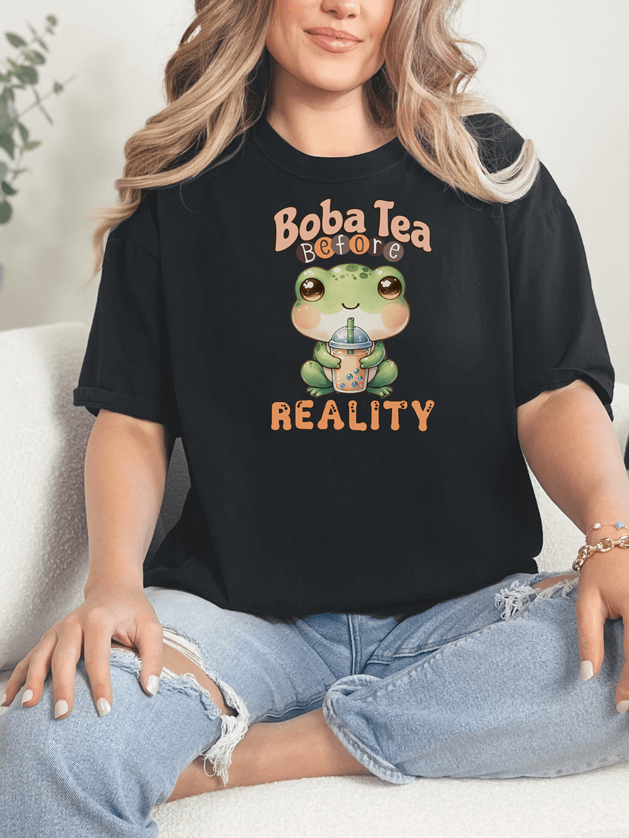 Boba Frog Bliss T-Shirt product image (1)