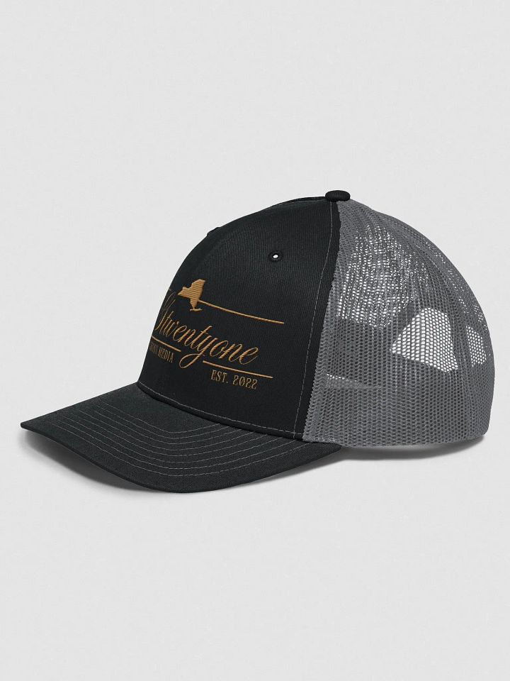 AG21 Script Trucker Hat (Brown) product image (13)