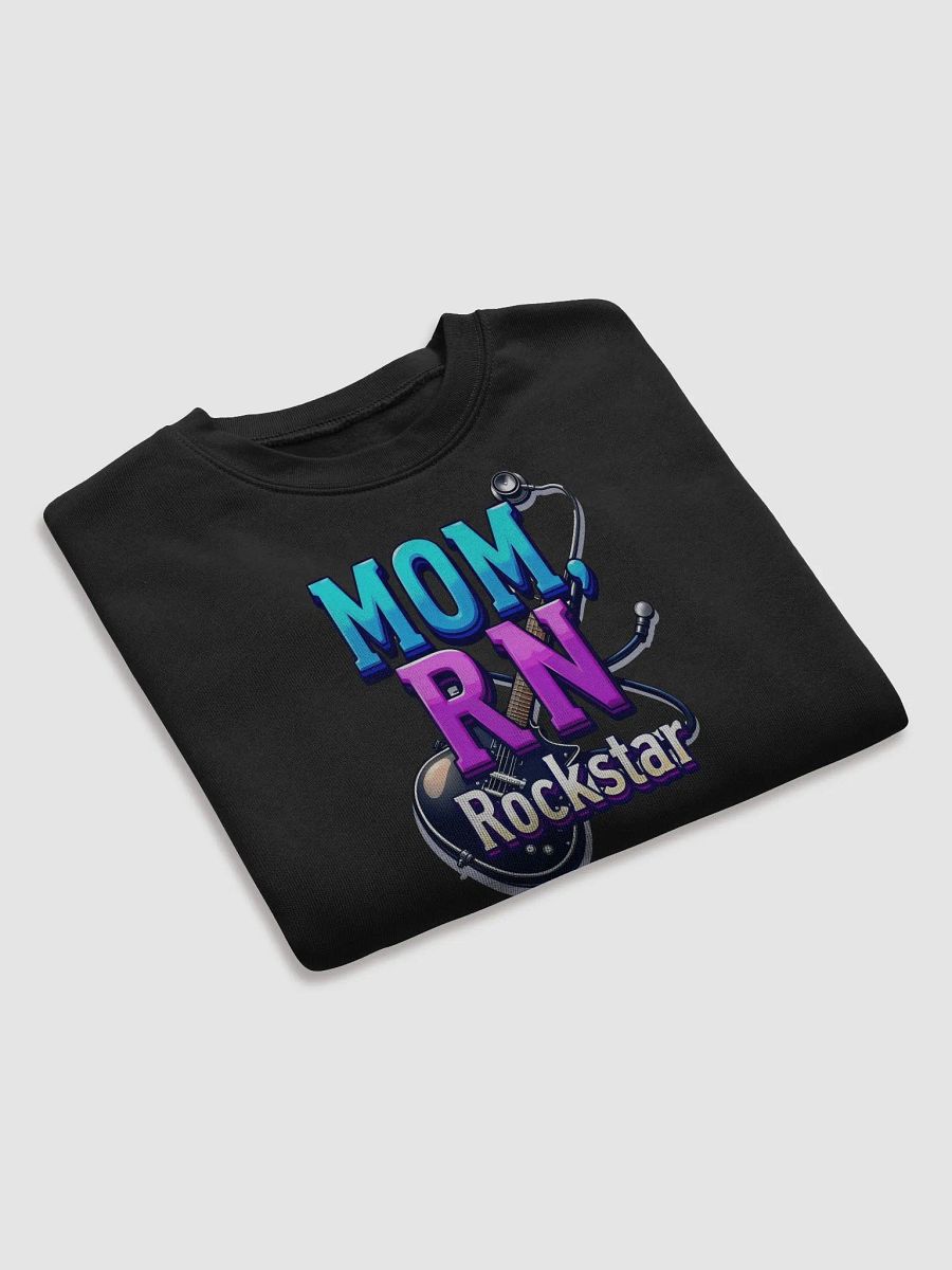 Rockstar, RN, mom, guitar Tribute Fleece Crop Sweatshirt product image (21)
