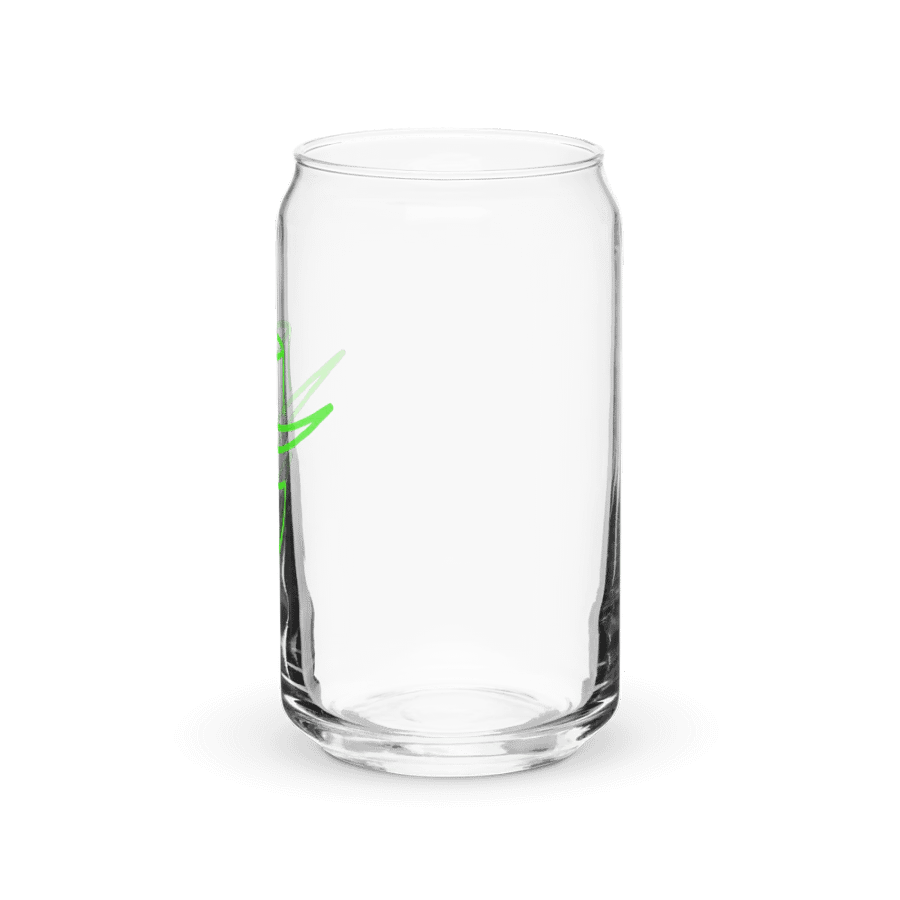 Can shaped glass with logo product image (9)