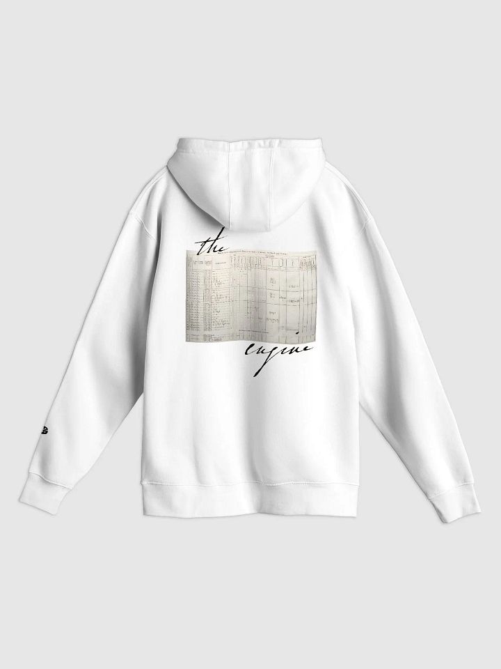 Note G White Hoodie product image (2)