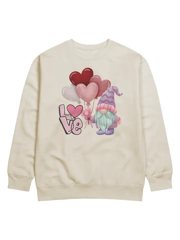 Love Gnome Heart Balloons Sweatshirt product image (1)