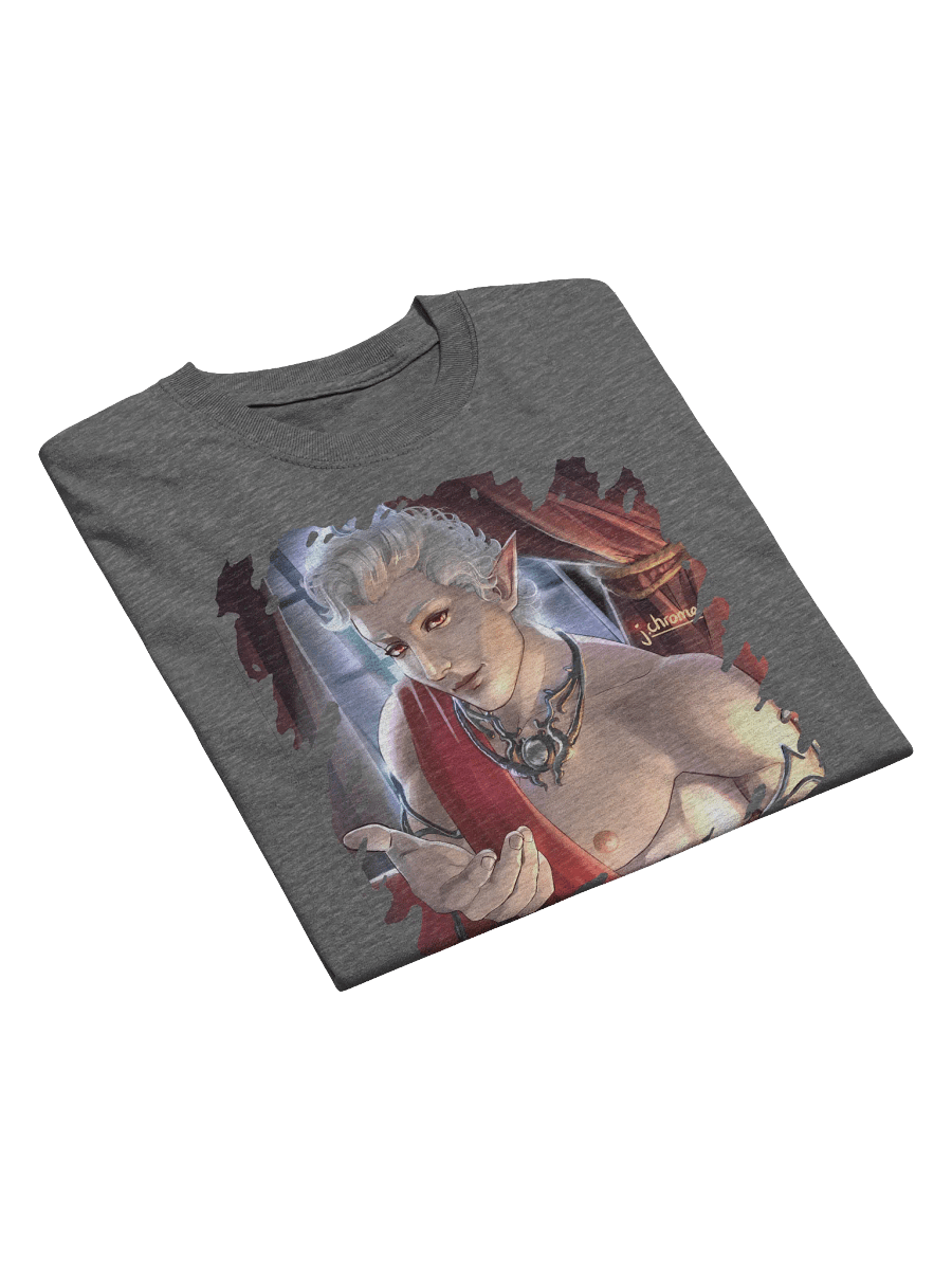 Vampire Valentine - Romantic Pinup - Gildan T-Shirt - Art by CosmicChroma product image (5)