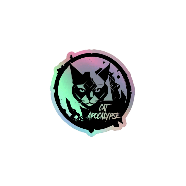 Cat Apocalypse basic sticker product image (1)