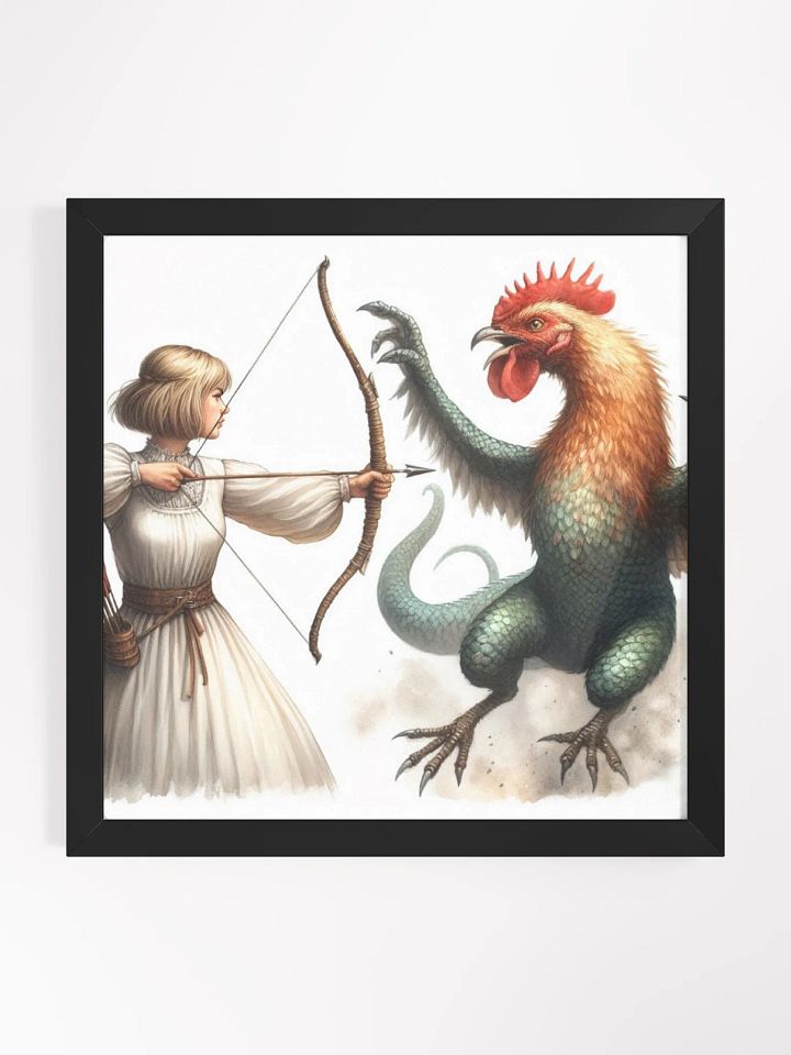 Christian Conspiracy Coalition (Lady Love) - Framed High-Quality Matte Poster product image (1)