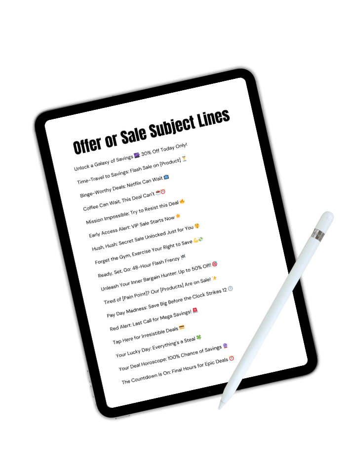 1000 EMAIL CAMPAIGN SUBJECT LINES product image (1)
