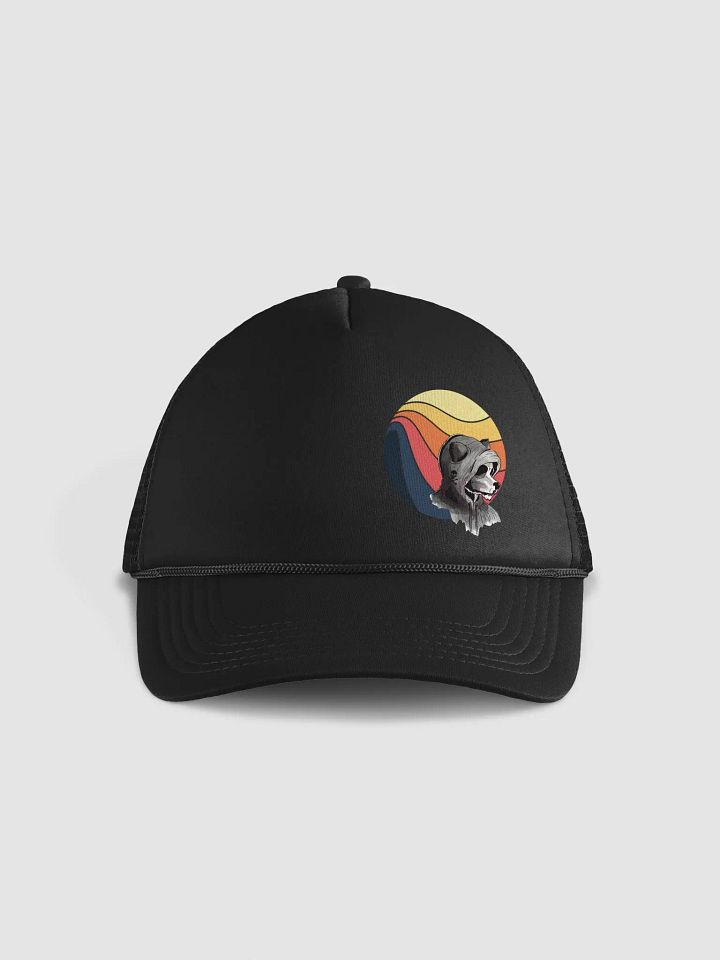 Sunset Ghostly Dog for Halloween Trucker Hat product image (2)