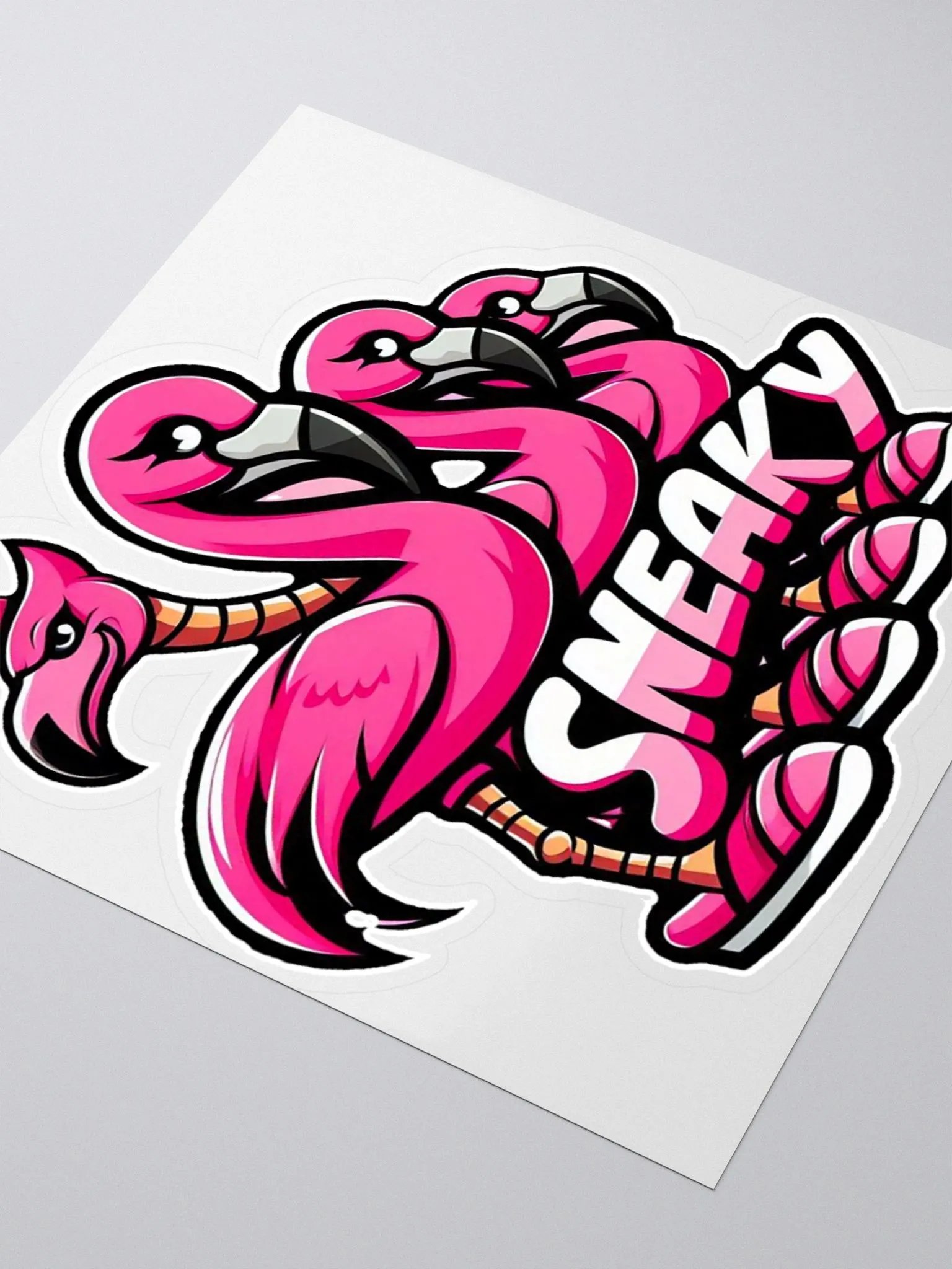 S3 Sneaky Flamingos Team Sticker product image (3)