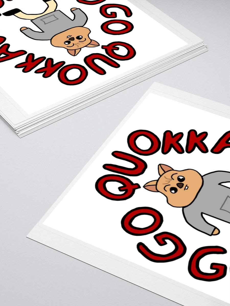 Go Quokka large sticker product image (4)