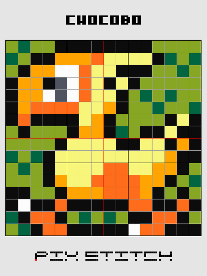 Chocobo Pixel Art product image (2)