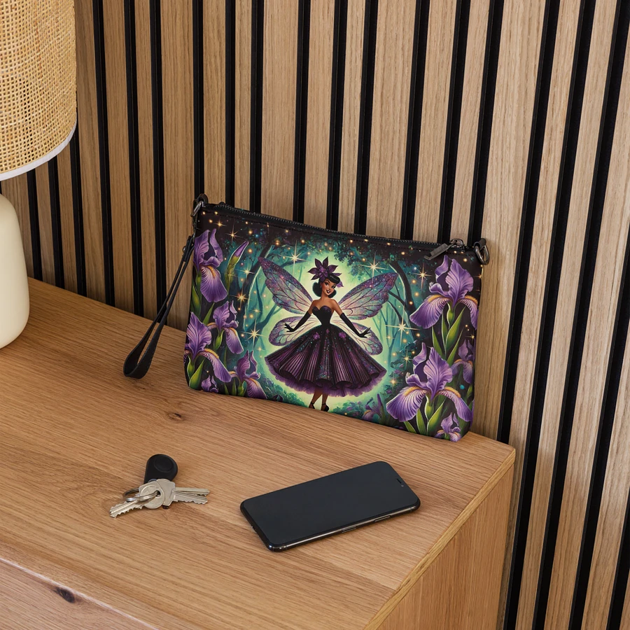 Enchanted Purple Iris Fairy Crossbody Bag - Fairytale Purse product image (5)