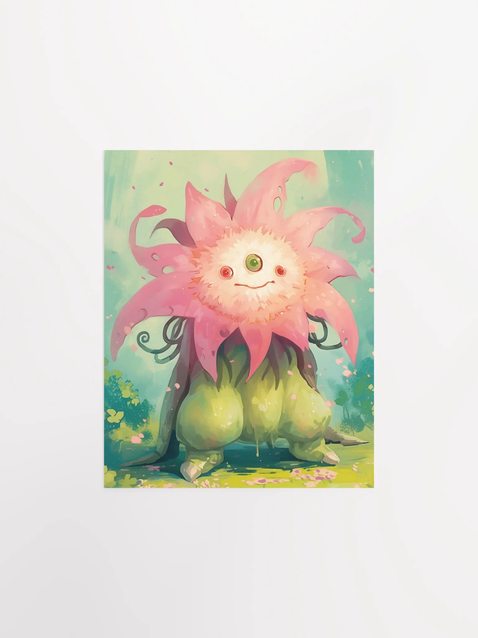 Whimsical Flora Fauna Matte Poster product image (1)