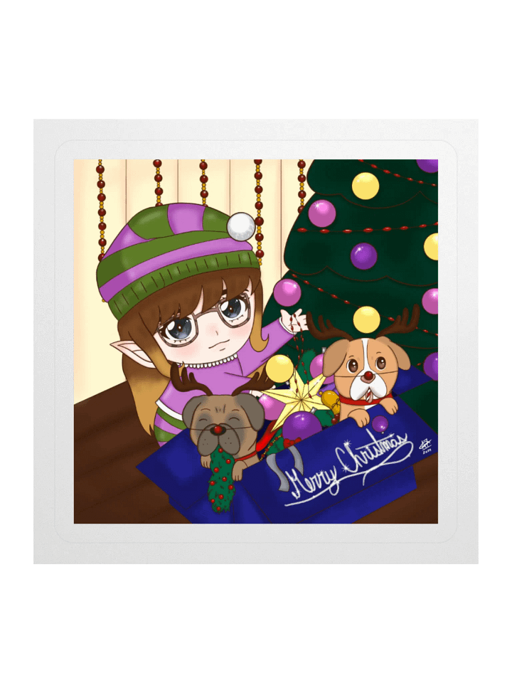 KT KUPKAKE XMAS STICKER product image (1)