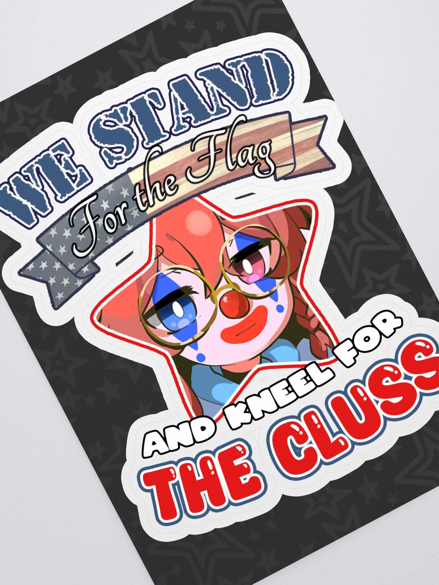 WE KNEEL FOR THE CLUSS STICKER product image (2)
